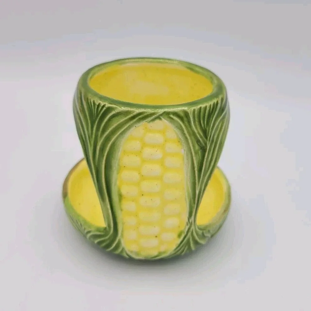 Shawnee Corn King Tea Light Butter‎ Warmer Vintage Collectible Retro Kitchen